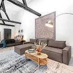 Apartmán Mitte Loft Group & Family Friendly, 150m2, 2brs, 2bathrooms, Living & Dinning , 4 - 8 Guests Berlín