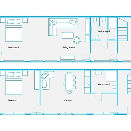 Mitte Loft Group & Family Friendly, 150m2, 2brs, 2bathrooms, Living & Dinning Up To 8 Sleeps Appartement *